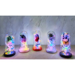 Işıklı Müzikli Romantik Gül Buketi Işıklı Müzikli Romantik Gül Buketi