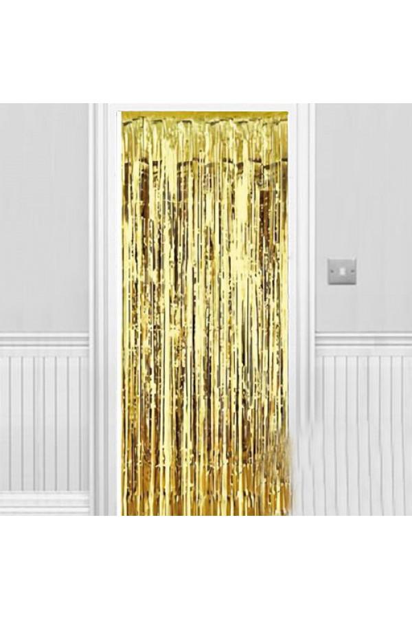 Parti Aksesuar Işıltılı Duvar ve Kapı Perdesi Gold 90x200 cm Parti Aksesuar Işıltılı Duvar ve Kapı Perdesi Gold 90x200 cm
