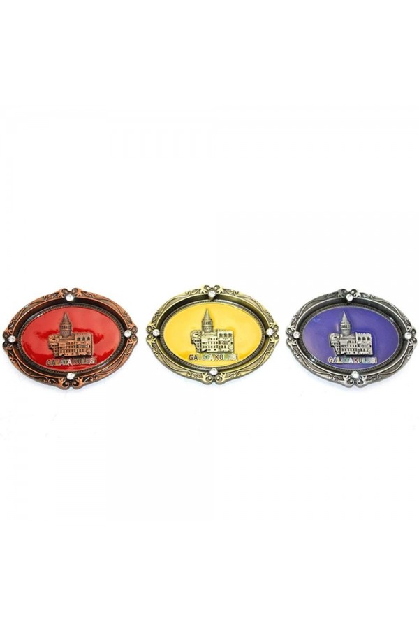 İstanbul Temalı Metal Magnet