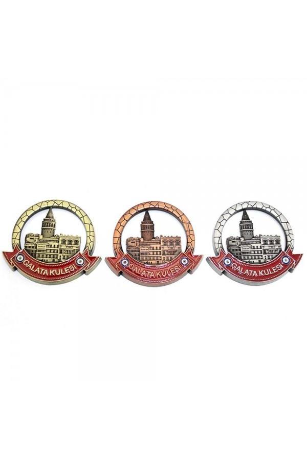 İstanbul Temalı Metal Magnet