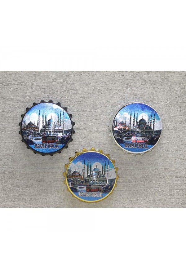 İstanbul Temalı Metal Magnet