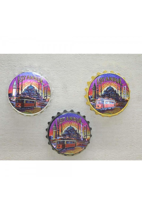 İstanbul Temalı Metal Magnet
