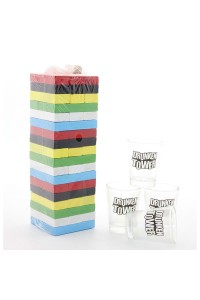 Jenga Shot Bardak Oyunu