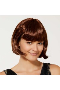 Parti Aksesuar Kahverengi Parti Peruğu Küt Saç