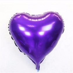 Parti Aksesuar Kalp Balon Folyo Mor 45 cm 18 inç Parti Aksesuar Kalp Balon Folyo Mor 45 cm 18 inç