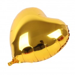 Parti Aksesuar Kalp Balon Folyo Sarı 45 cm 18 inç Parti Aksesuar Kalp Balon Folyo Sarı 45 cm 18 inç