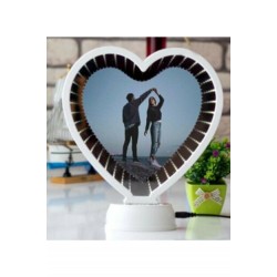 Kalp Sihirli Ayna Fotoğraf Çerçevesi Dekoratif Hediyelik