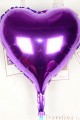 Parti Aksesuar Kalp Uçan Balon Folyo Mor 80 cm 32 inç