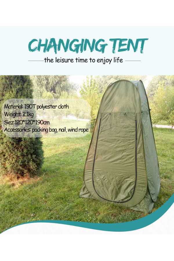 Kamp Alanı Duş Giyinme Wc Çadırı Fotoğrafcı Prova Kabini 190x120x120