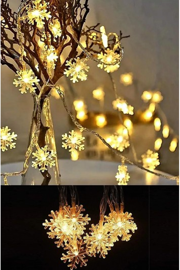 Kar Tanesi 20'li Pilli Led 2 Metre