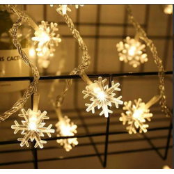 Kar Tanesi 5m 28 Led Gün Işığı Kar Tanesi:4cm