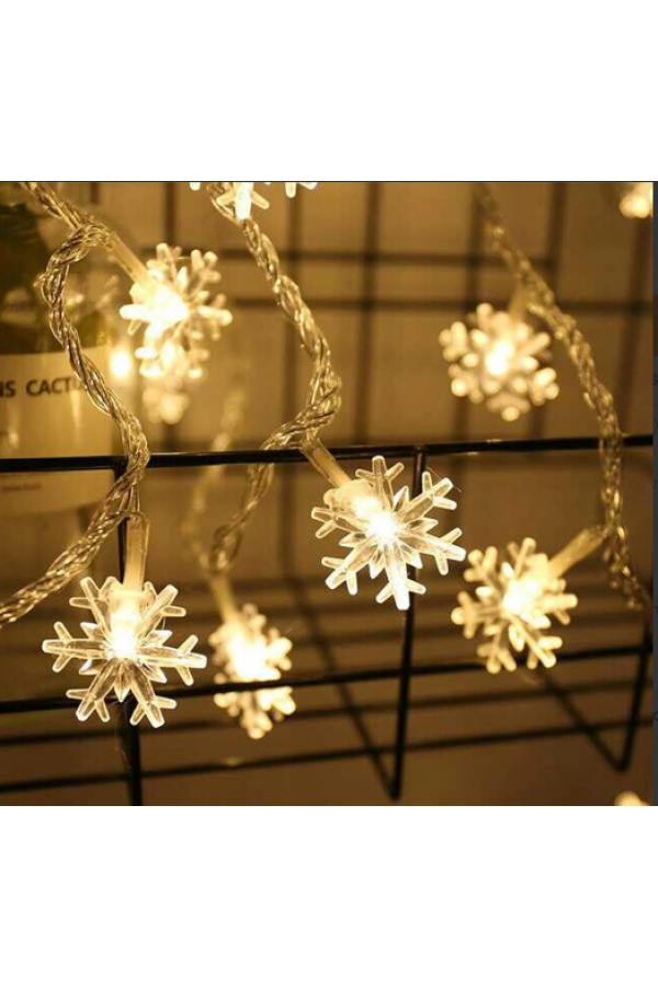 Kar Tanesi 5m 28 Led Gün Işığı Kar Tanesi:4cm