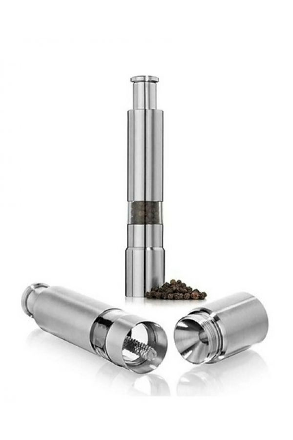 Karabiber Tuz Baharat Öğütücü Otomatik Basmalı Çelik Değirmen