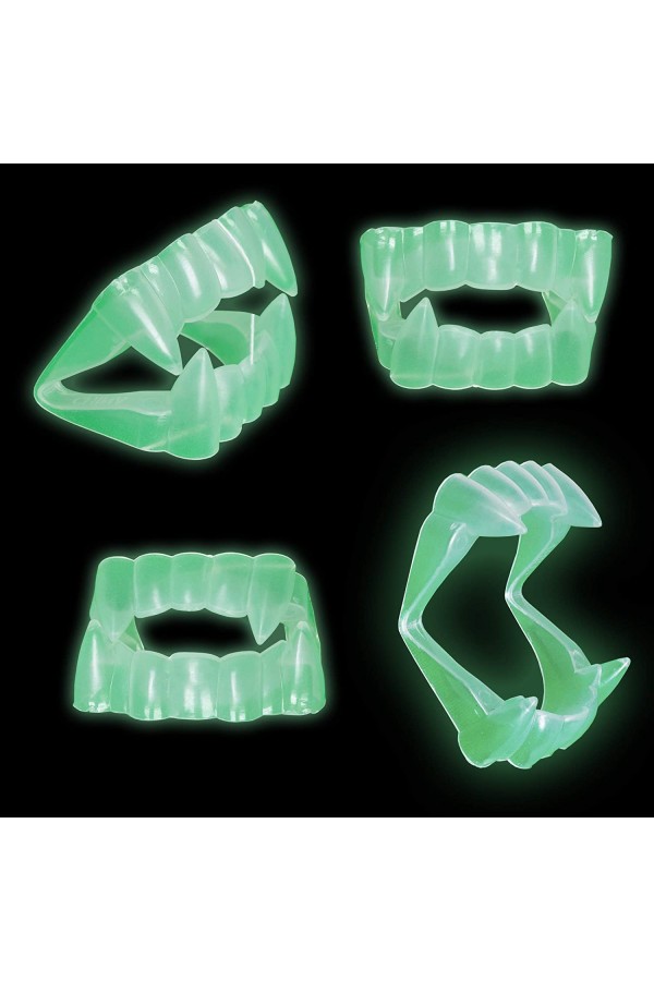 Karanlıkta Parlayan Fosforlu Çift Damak Takma Vampir Dişi Karanlıkta Parlayan Fosforlu Çift Damak Takma Vampir Dişi