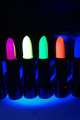 Karanlıkta Parlayan Yanan UV Neon Ruj Yüz Boyama 6 Adet 6 Renk