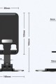 Katlanabilir Telefon Tutucu Stand Yuvarlak Tabanlı