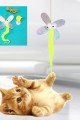 Kelebek Model Elastik Kendinden Yapışkanlı Kedi Oyun Oltası