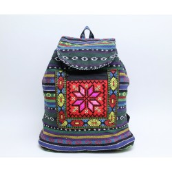 Kilim Desenli Sırt Çantası