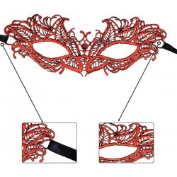 Kırmızı Dantel Masquerade Maskesi 5 No Kırmızı Dantel Masquerade Maskesi 5 No