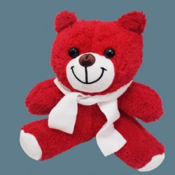 Kırmızı Peluş Oyuncak Ayıcık Kırmızı Peluş Oyuncak Ayıcık