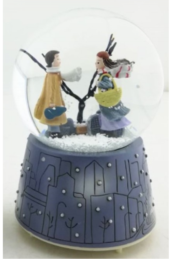 Kış Masalı Kar Küresi Büyük Boy Dekoratif Hediyelik