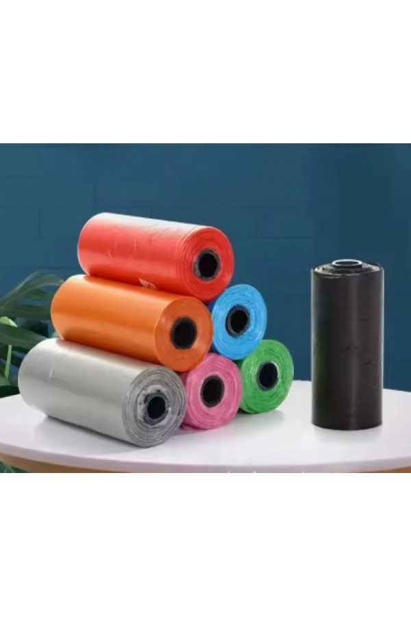 Köpek Dışkı Poşeti 4lü Düz Renk Set