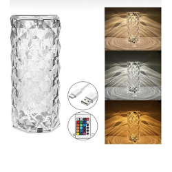 Kristal Led Dokunmatik Masa Lambası