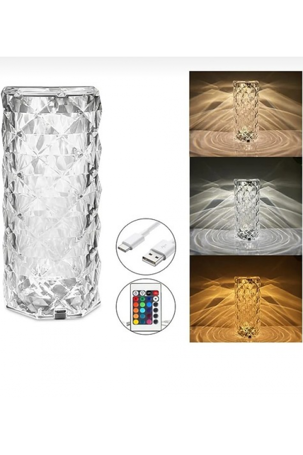 Kristal Led Dokunmatik Masa Lambası