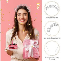 Kristal Taşlı Gümüş Renk My Birthday Yazılı Doğum Günü Parti Tacı 14x16 cm Kristal Taşlı Gümüş Renk My Birthday Yazılı Doğum Günü Parti Tacı 14x16 cm