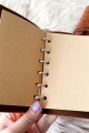 Küçük Boy Retro Deri Defter Dekoratif Hediyelik