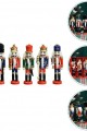 KURŞUN ASKER AHŞAP DEKORATİF EŞYA (6lı SET 13CM)