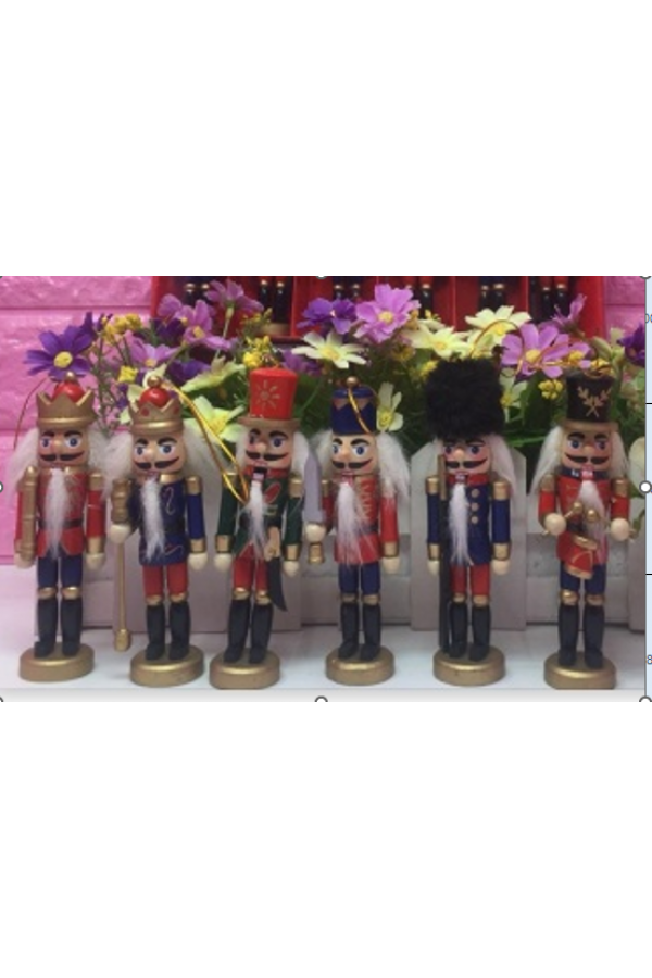 KURŞUN ASKER AHŞAP DEKORATİF EŞYA (6lı SET 13CM)