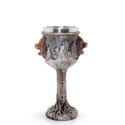 Kurt Tasarımlı Paslanmaz Çelik Kadeh Bardak Kurt Tasarımlı Paslanmaz Çelik Kadeh Bardak