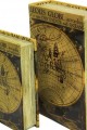 Kutu Kitap Harita 2'li Set Dekoratif Hediyelik