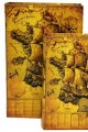 Kutu Kitap Harita 2'li Set Dekoratif Hediyelik