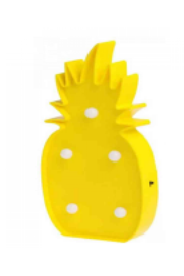 Led Işıklı Ananas Gece Lambası Dekoratif Led Aydınlatma