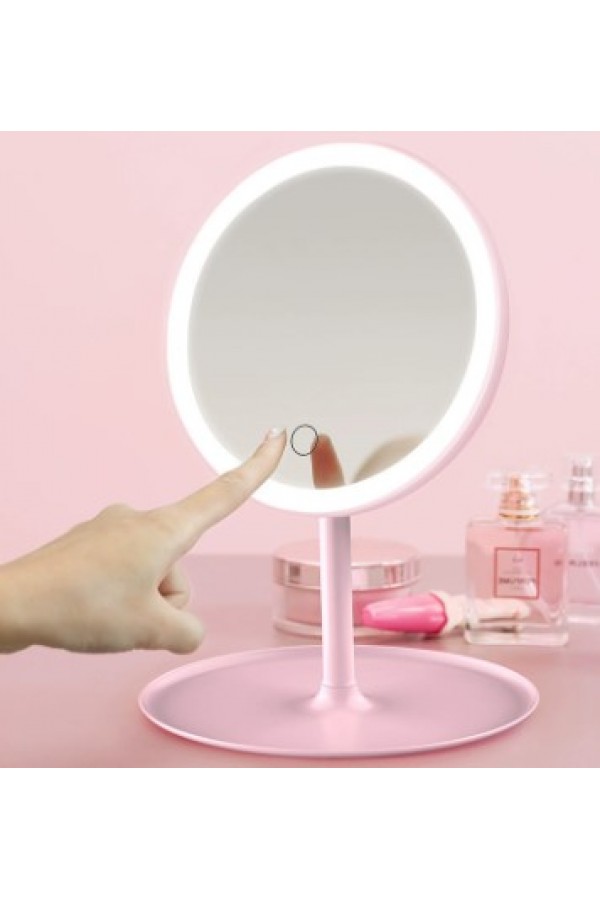Led Işıklı Dokunmatik Makyaj Aynası 3 Kademeli Işık Ayarlı Led Işıklı Dokunmatik Makyaj Aynası 3 Kademeli Işık Ayarlı