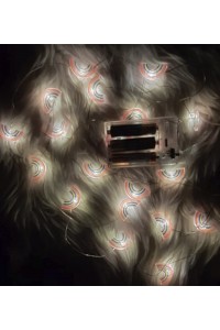 Led Işıklı Gökkuşağı Dekoratif Işıklı İp Led Aydınlatma