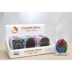 Mandala Desenli Hareketli Sulu El Aynası Mandala Desenli Hareketli Sulu El Aynası