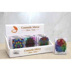 Mandala Desenli Hareketli Sulu El Aynası