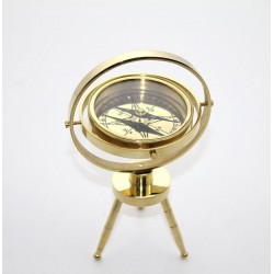 Masa Üstü Pirinç Pusula