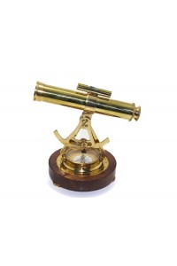 Masa Üstü Pusulalı Dürbün Modeli Dekoratif Hediyelik