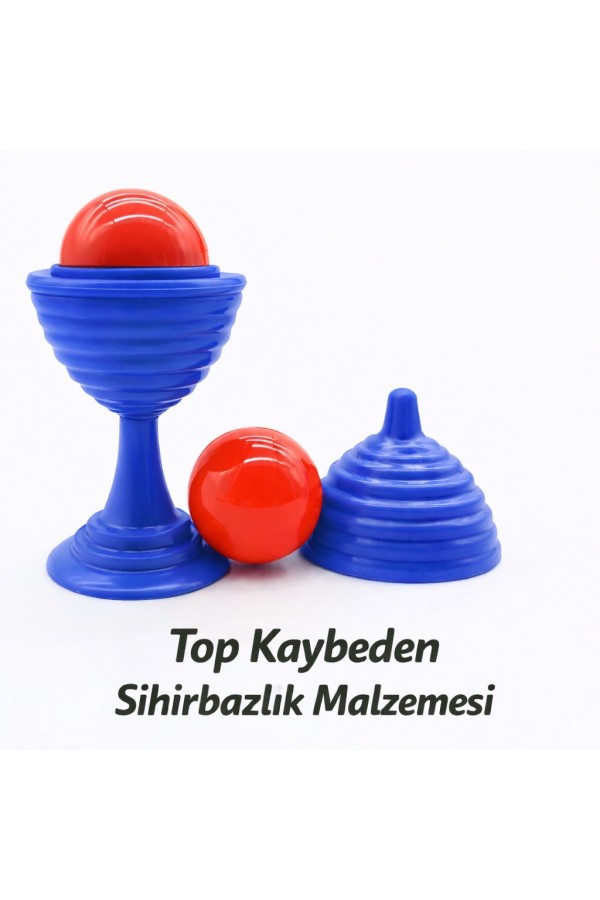 Mavi Renk Sihirli Kupa Top Kaybetme Oyunu 7 cm Mavi Renk Sihirli Kupa Top Kaybetme Oyunu 7 cm
