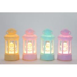 Melek Figürlü Işıklı Kar Küresi