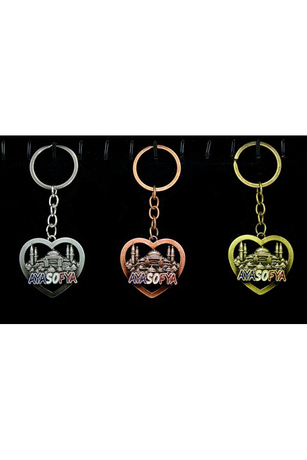 Metal Ayasofya Anahtarlık