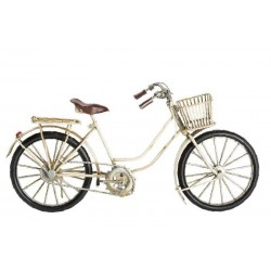 Metal Bisiklet Sepetli Dekoratif Hediyelik