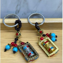 Metal Feng Shui Şans Çarkı Anahtarlık Metal Feng Shui Şans Çarkı Anahtarlık