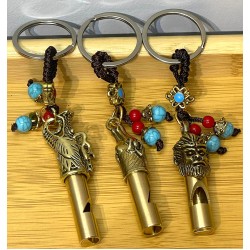 Metal Figürlü Düdük Anahtarlık
