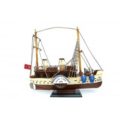 Metal Gemi Biblo Dekoratif Hediyelik