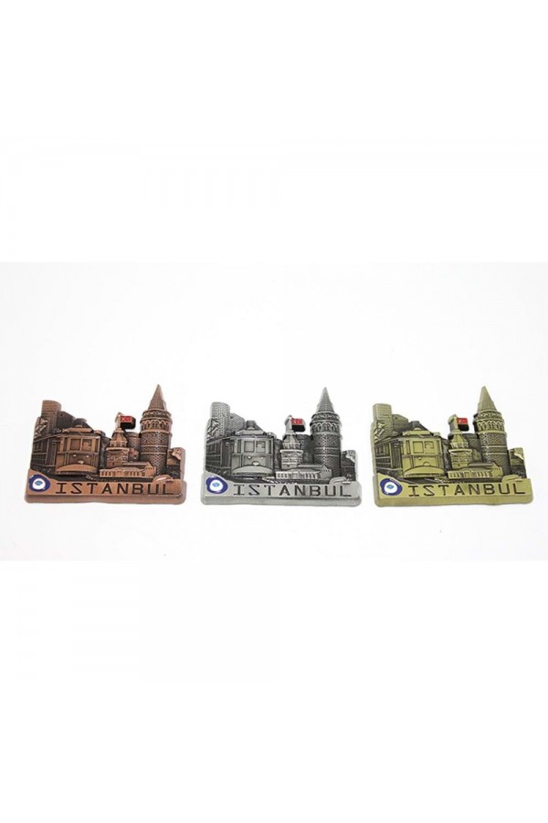 Metal İstanbul Temalı Yöresel Magnet